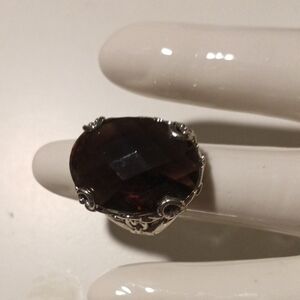 Smoky Topaz Gemstone Ring Size 8 NWOT
